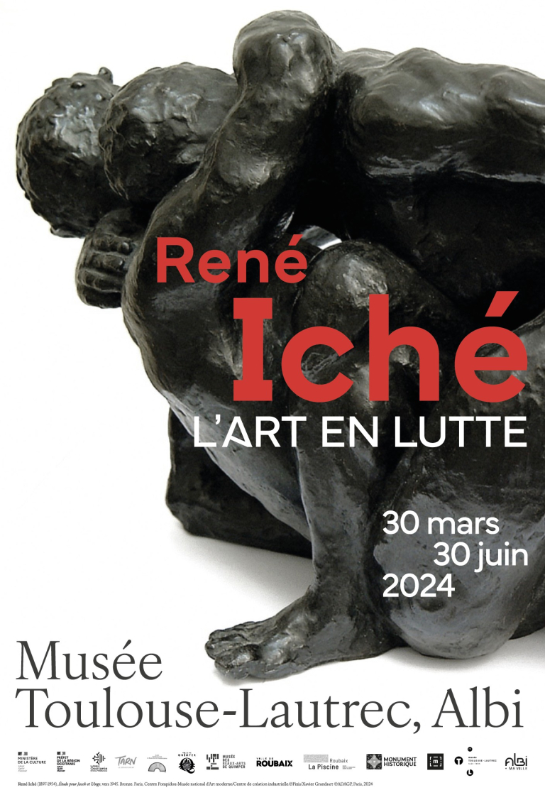 Affiche René Iché, l’art en lutte