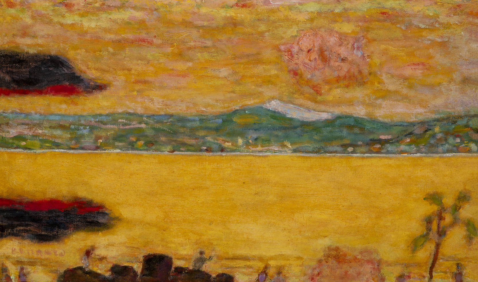 Pierre Bonnard, Le golfe de Saint-Tropez au couchant © Cliché F. Pons, mTL Albi