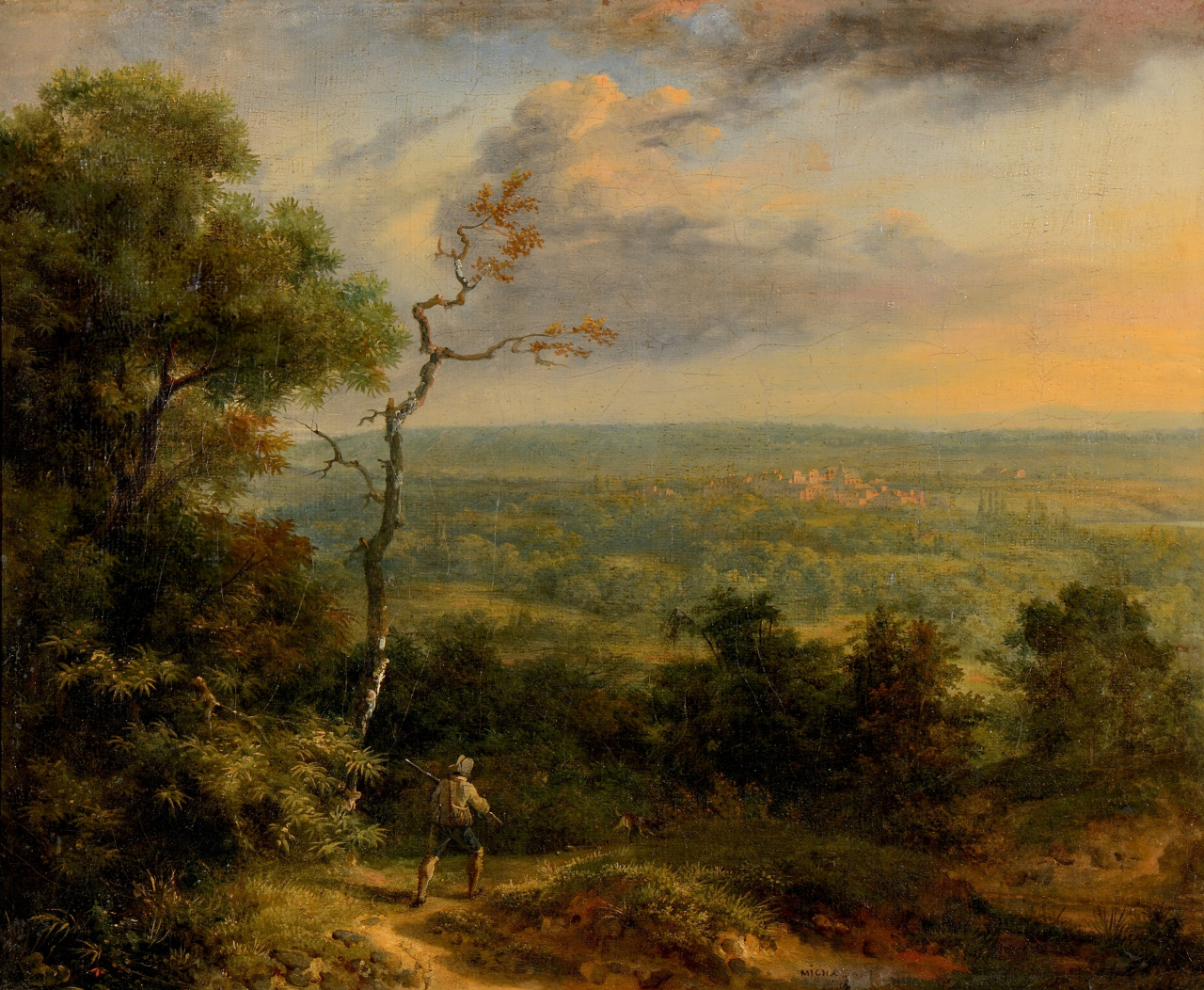Achille-Etna Michallon, Vue de Sceaux depuis le bois d'Aulnay © François Pons, mTL Albi