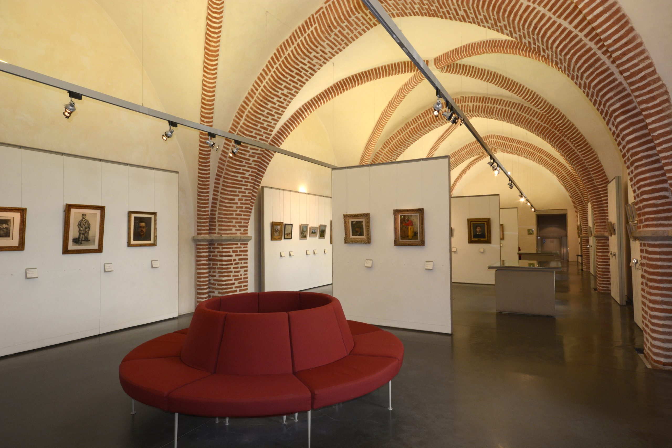 Salle d'exposition du Musée Toulouse-Lautrec d'Albi